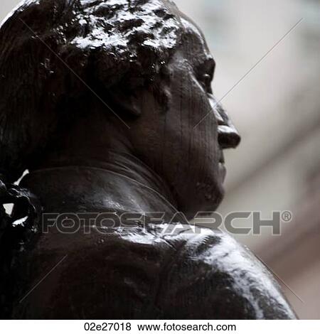 Stock Photo - George Washington Statue in Manhattan, New York City, U. S. A.. Fotosearch