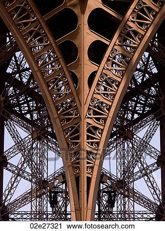 Girders of the Eiffel Tower in Paris France View Large Photo Image Stock Image - Girders of the Eiffel Tower in Paris France. Fotosearch