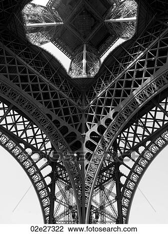 Girders of the Eiffel Tower in Paris France View Large Photo Image Stock Image - Girders of the Eiffel Tower in Paris France. Fotosearch