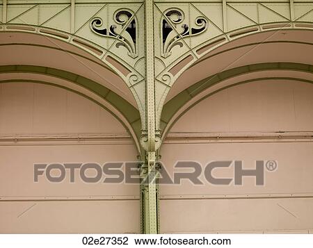 Green pillar and arches in the Grand Palace in Paris France View Large Photo Image Stock Image - Green pillar and arches in the Grand Palace in Paris France. Fotosearch