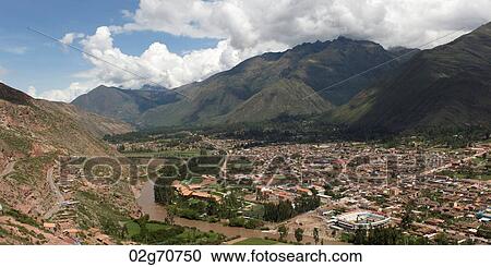 High angle view of a town, Urubamba, Sacred Valley, Cusco Region, Peru View Large Photo Image Stock Image - High angle view of a town, Urubamba, Sacred Valley, Cusco Region, Peru. Fotosearch