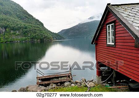 House at waterfront, Norway View Large Photo Image Stock Photo - House at waterfront, Norway. Fotosearch