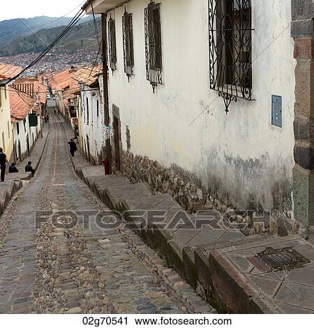 Houses along an alley, Sacred Valley, Machu Picchu, Cuzco, Peru View Large Photo Image Stock Image - Houses along an alley, Sacred Valley, Machu Picchu, Cuzco, Peru. Fotosearch