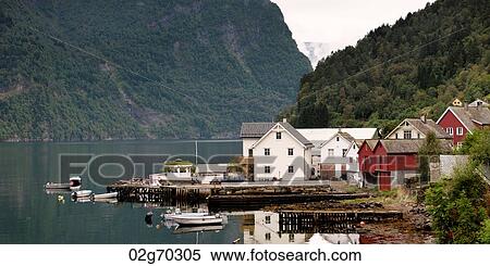 Houses at the riverside, Granvin, Hardangervidda, Hardanger, Norway View Large Photo Image Stock Photography - Houses at the riverside, Granvin, Hardangervidda, Hardanger, Norway. Fotosearch