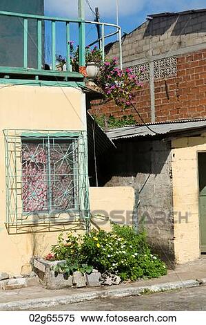 Houses at the roadside, Puerto Baquerizo Moreno, San Cristobal Island, Galapagos Islands, Ecuador View Large Photo Image Stock Photography - Houses at the roadside, Puerto Baquerizo Moreno, San Cristobal Island, Galapagos Islands, Ecuador. Fotosearch