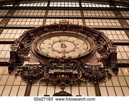 Interior view of Clock at Musee d'Orsay View Large Photo Image Stock Image - Interior view of Clock at Musee d'Orsay. Fotosearch