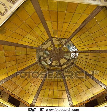 Interiors of a building, Shanghai, China View Large Photo Image Stock Photo - Interiors of a building, Shanghai, China. Fotosearch