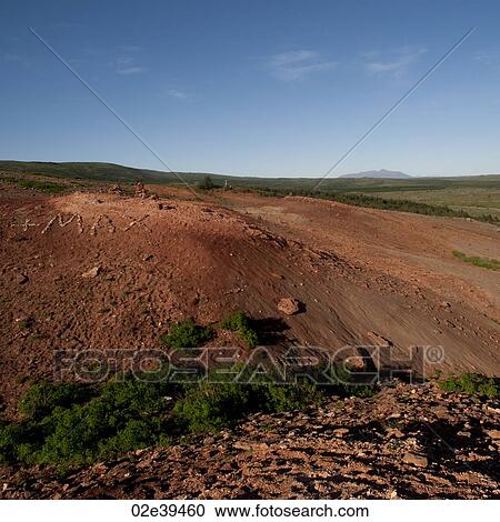 Iron rich soil eroded from countryside View Large Photo Image Stock Image - Iron rich soil eroded from countryside. Fotosearch