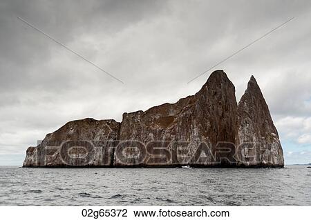 Kicker Rock, San Cristobal Island, Galapagos Islands, Ecuador View Large Photo Image Stock Image - Kicker Rock, San Cristobal Island, Galapagos Islands, Ecuador. Fotosearch
