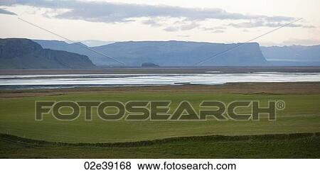 Landscape, farmland, river, mountains, sky and clouds View Large Photo Image Stock Photo - Landscape, farmland, river, mountains, sky and clouds. Fotosearch