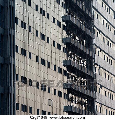 Low angle view of a building, Binhai, Tianjin, China View Large Photo Image Stock Photo - Low angle view of a building, Binhai, Tianjin, China. Fotosearch