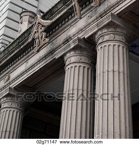Low angle view of a building, The Bund, Shanghai, China View Large Photo Image Stock Photo - Low angle view of a building, The Bund, Shanghai, China. Fotosearch