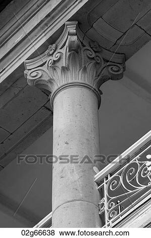 Stock Photo - Low angle view of a column, Nagasaki, Japan. Fotosearch