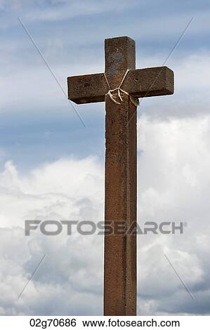 Low angle view of a wooden cross, Maras, Sacred Valley, Cusco Region, Peru View Large Photo Image Stock Photograph - Low angle view of a wooden cross, Maras, Sacred Valley, Cusco Region, Peru. Fotosearch