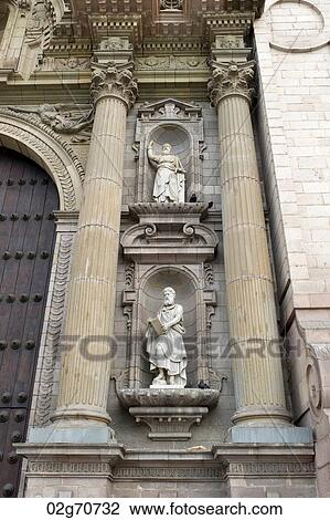 Low angle view of Cathedral Of Lima, Plaza Mayor, Historic Centre of Lima, Lima, Peru View Large Photo Image Stock Image - Low angle view of Cathedral Of Lima, Plaza Mayor, Historic Centre of Lima, Lima, Peru. Fotosearch