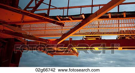Stock Image - Low angle view of Tokyo Tower, Minato Ward, Tokyo, Japan. Fotosearch