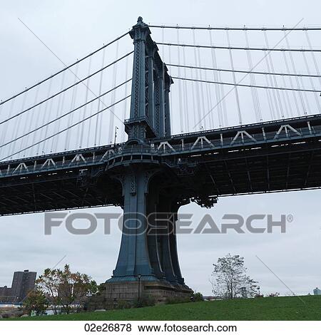 Stock Photo - Manhattan Bridge, New York City, U. S. A.. Fotosearch