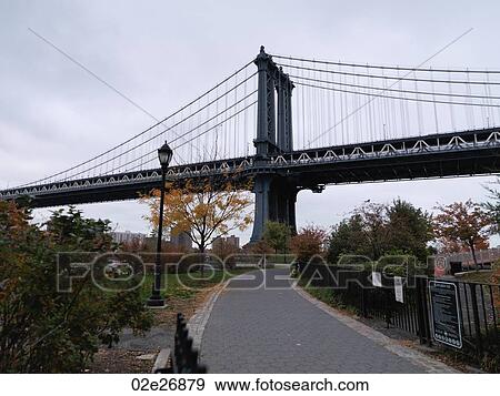 Stock Photo - Manhattan Bridge, New York City, U. S. A.. Fotosearch