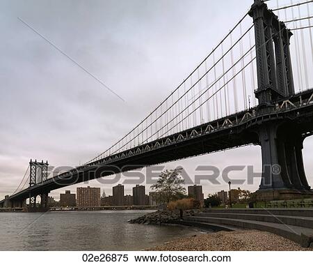 Stock Photography - Manhattan Bridge, New York City, U. S. A.. Fotosearch
