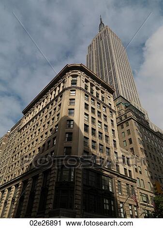 Stock Image - Manhattan buildings in New York City, U. S. A.. Fotosearch