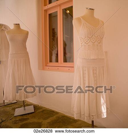 Mannequin outside a store in Mykonos Greece View Large Photo Image Stock Photo - Mannequin outside a store in Mykonos Greece. Fotosearch