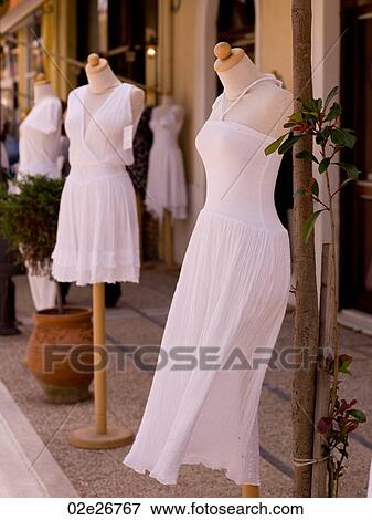 Mannequins outside shop in Katakolon View Large Photo Image Stock Photo - Mannequins outside shop in Katakolon. Fotosearch