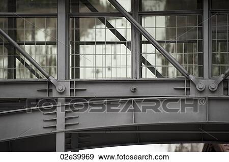 Metal railing of a walkway in Vail, Colorado View Large Photo Image Stock Photo - Metal railing of a walkway in Vail, Colorado. Fotosearch