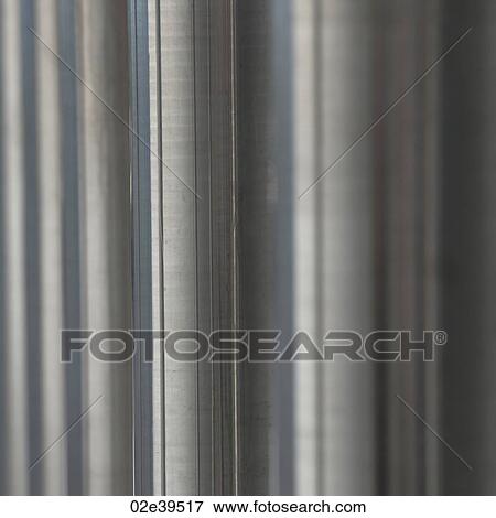 Metalic steel parallel pipes View Large Photo Image Stock Photo - Metalic steel parallel pipes. Fotosearch