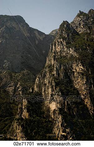 Mountainside with lush greenery View Large Photo Image Stock Image - Mountainside with lush greenery. Fotosearch