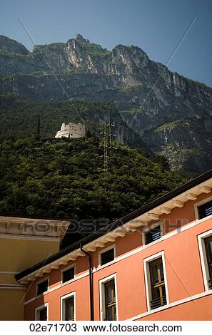 Stock Image - Mountainside with lush greenery. Fotosearch