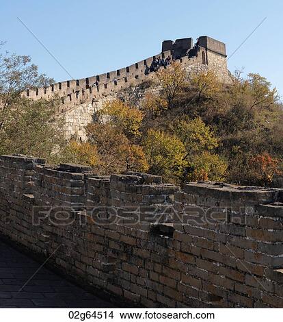 Mutianyu section of the Great Wall of China, Beijing, China View Large Photo Image Picture - Mutianyu section of the Great Wall of China, Beijing, China. Fotosearch