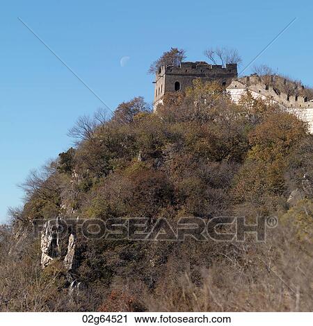 Mutianyu section of the Great Wall of China, Beijing, China View Large Photo Image Stock Image - Mutianyu section of the Great Wall of China, Beijing, China. Fotosearch
