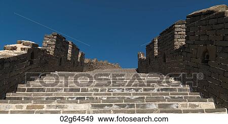 Mutianyu section of the Great Wall of China, Beijing, China View Large Photo Image Stock Photo - Mutianyu section of the Great Wall of China, Beijing, China. Fotosearch