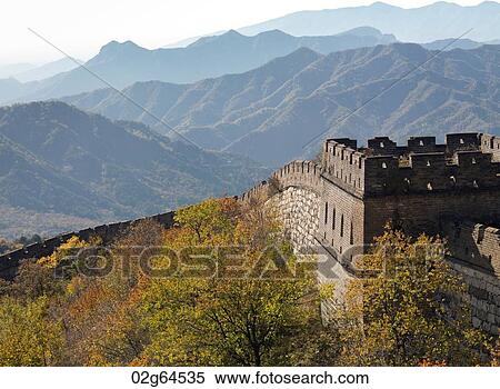 Stock Photography - Mutianyu section of the Great Wall of China, Beijing, China. Fotosearch