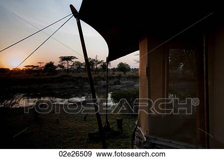 Ngare Serian Tented Camp in Kenya View Large Photo Image Stock Photo - Ngare Serian Tented Camp in Kenya. Fotosearch