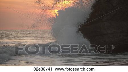 Stock Image - Nicoya Peninsula seascape in San Jose Costa Rica. Fotosearch