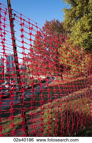 Orange fencing in Stanley Park in Vancouver, British Columbia, Canada View Large Photo Image Stock Photograph - Orange fencing in Stanley Park in Vancouver, British Columbia, Canada. Fotosearch