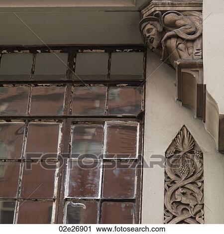 Ornate carvings on a building in the Chelsea area of Manhattan, New York City, U. S. A. View Large Photo Image Stock Image - Ornate carvings on a building in the Chelsea area of Manhattan, New York City, U. S. A.. Fotosearch