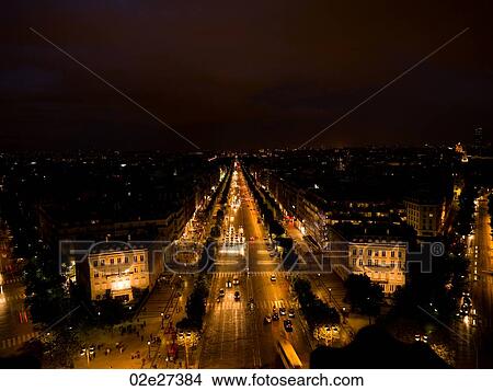 Paris at night View Large Photo Image Picture - Paris at night. Fotosearch