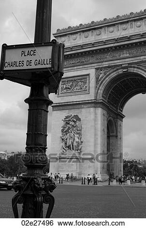 Place Charles de Gaulle street sign in Paris France View Large Photo Image Stock Photograph - Place Charles de Gaulle street sign in Paris France. Fotosearch
