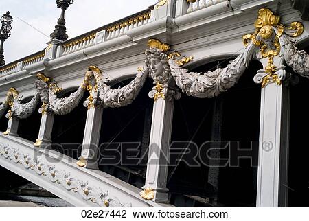 Stock Image - Pont Alexandre III Bridge in Paris France. Fotosearch