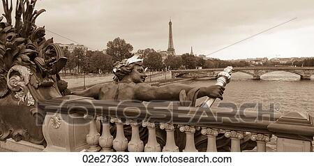 Ponte Alexandre III Bridge in Paris France View Large Photo Image Stock Image - Ponte Alexandre III Bridge in Paris France. Fotosearch