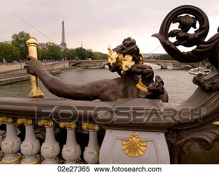 Ponte Alexandre III Bridge in Paris France View Large Photo Image Stock Photography - Ponte Alexandre III Bridge in Paris France. Fotosearch