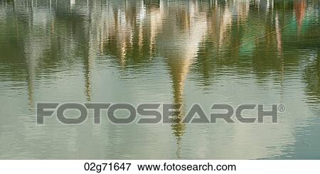 Reflection of Wat Chong Kham temple in water, Mae Hong Son, Thailand View Large Photo Image Stock Photo - Reflection of Wat Chong Kham temple in water, Mae Hong Son, Thailand. Fotosearch