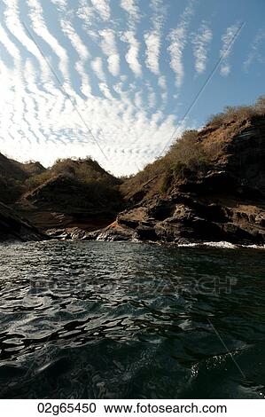 Stock Image - Rock formation on the coast, Tagus Cove, Isabela Island, Galapagos Islands, Ecuador. Fotosearch