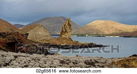 Rock formations, Bartolome Island, Galapagos Islands, Ecuador View Large Photo Image Stock Photograph - Rock formations, Bartolome Island, Galapagos Islands, Ecuador. Fotosearch
