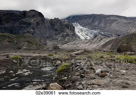 Rugged mountain glacier field View Large Photo Image Stock Image - Rugged mountain glacier field . Fotosearch