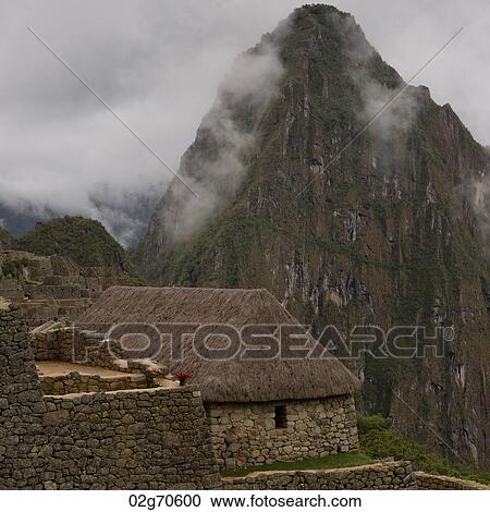 Stock Image - Ruins of The Lost City of The Incas, Machu Picchu, Cusco Region, Peru. Fotosearch