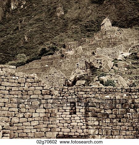 Ruins of The Lost City of The Incas, Machu Picchu, Cusco Region, Peru View Large Photo Image Stock Image - Ruins of The Lost City of The Incas, Machu Picchu, Cusco Region, Peru. Fotosearch