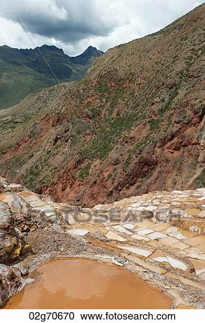 Salt pond, Maras, Sacred Valley, Cusco Region, Peru View Large Photo Image Stock Image - Salt pond, Maras, Sacred Valley, Cusco Region, Peru. Fotosearch